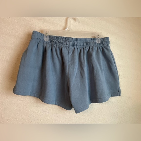 Goodie Two Sleeves Women's Athletic Shorts - Blue with American flag star -XL - Picture 2 of 5